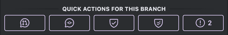 Jolt Quick Actions in dark mode